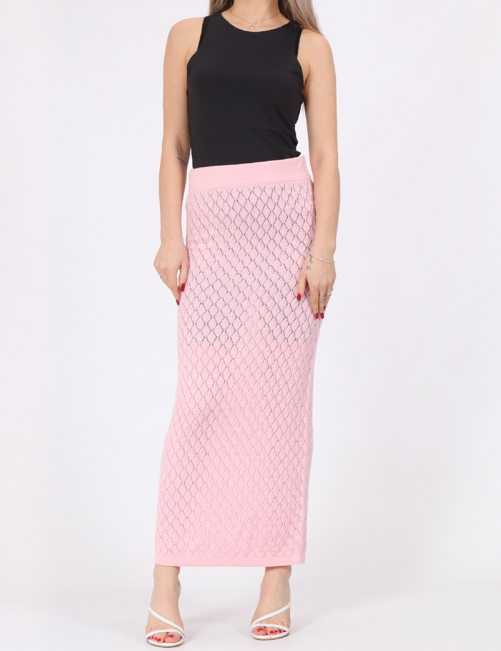 Fusta Vero Moda, roz
