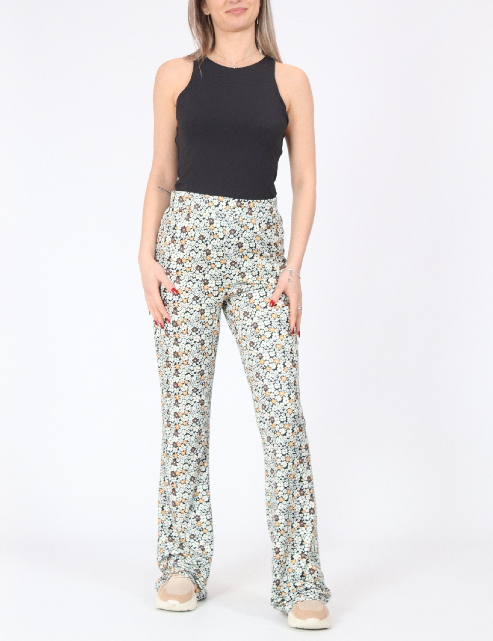 Pantaloni Pieces, floral