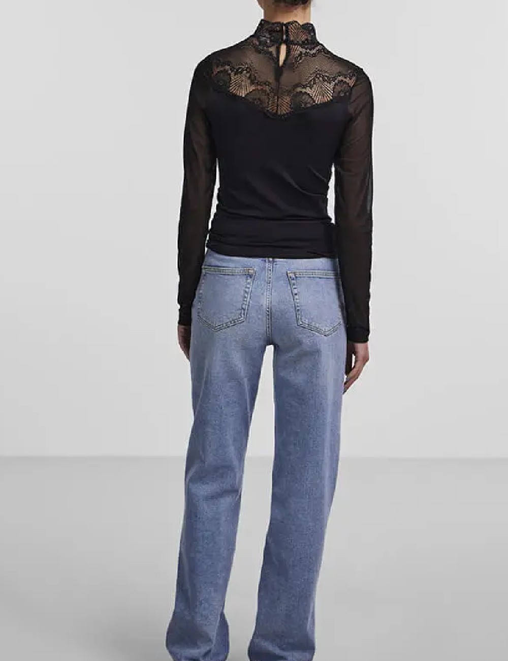 Bluza Pieces, negru - 1 | YEO
