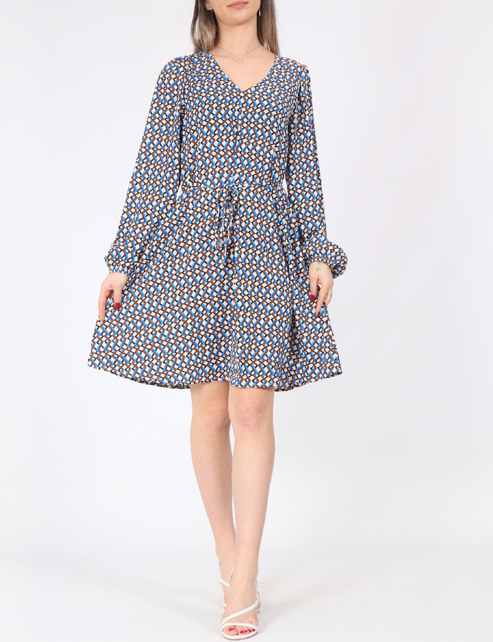 Rochie scurta Jacqueline de Yong, mix culori