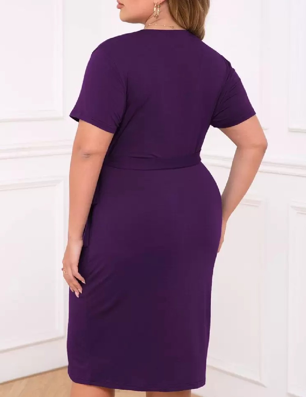 Rochie scurta SHEIN CURVE, mov - 1 | YEO