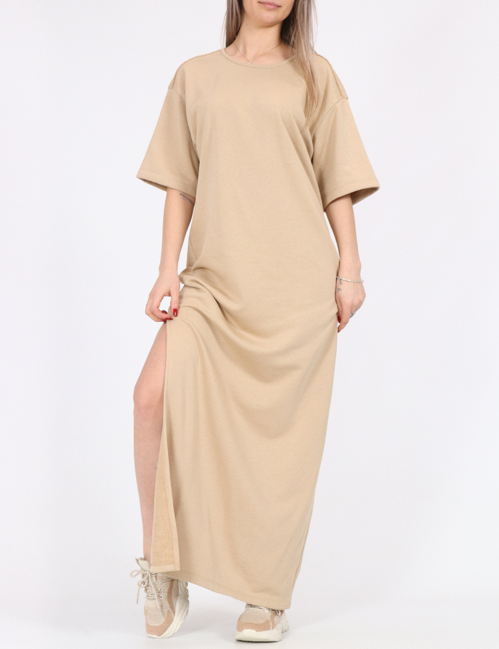 Rochie lunga Noisy May, maro
