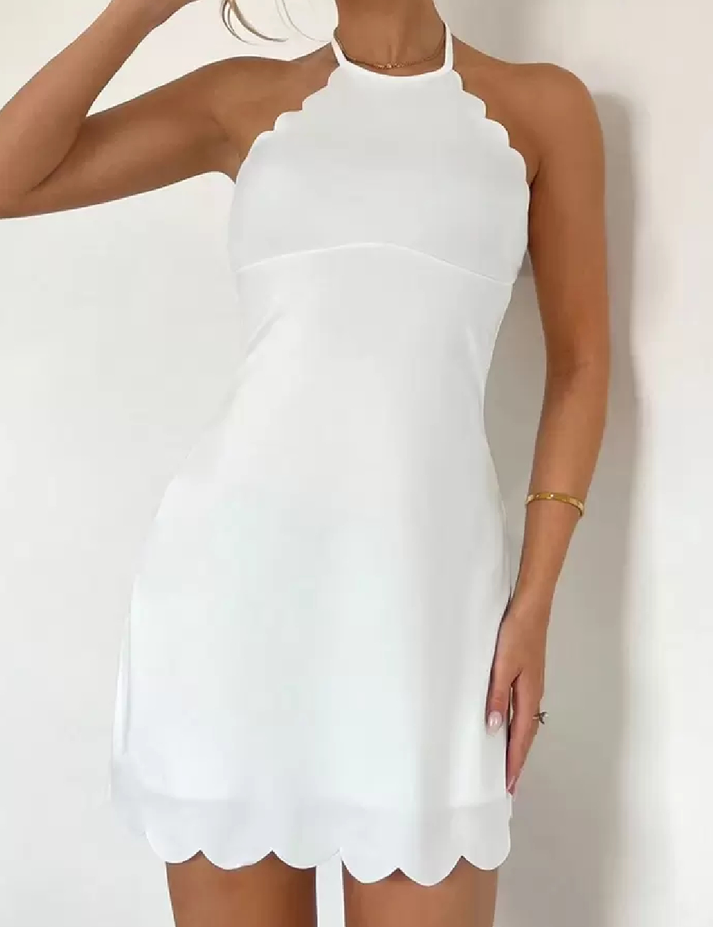 Rochie scurta SHEIN, alb
