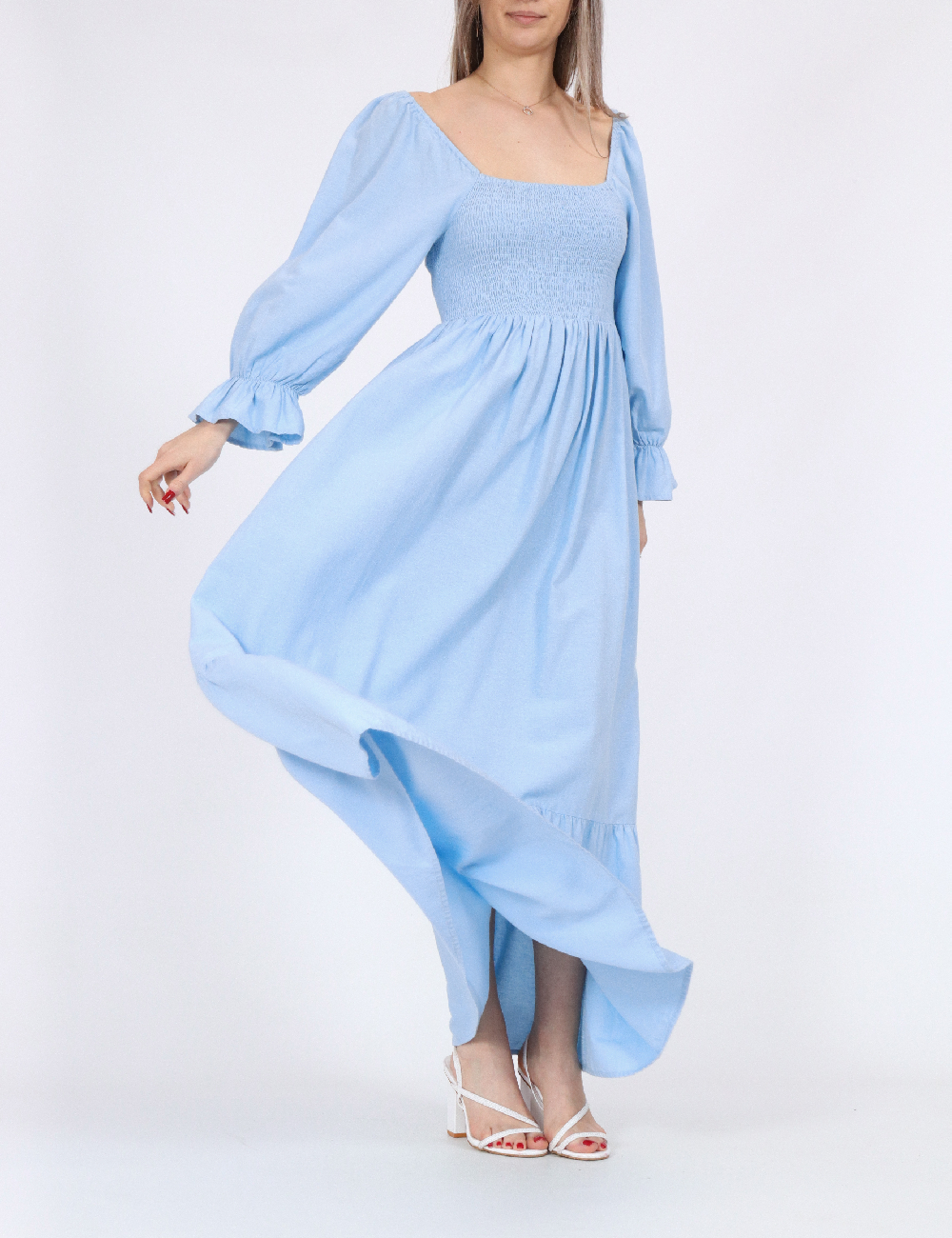 Rochie lunga Vero Moda, albastru