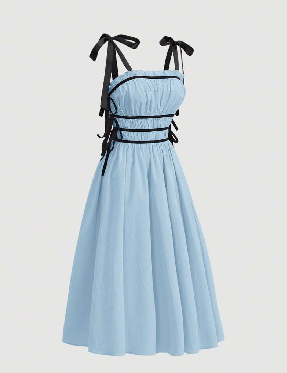 Rochie medie SHEIN CURVE, albastru - 1 | YEO