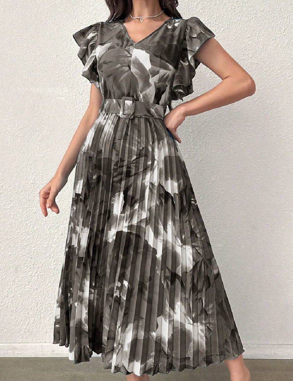 Rochie lunga SHEIN, gri