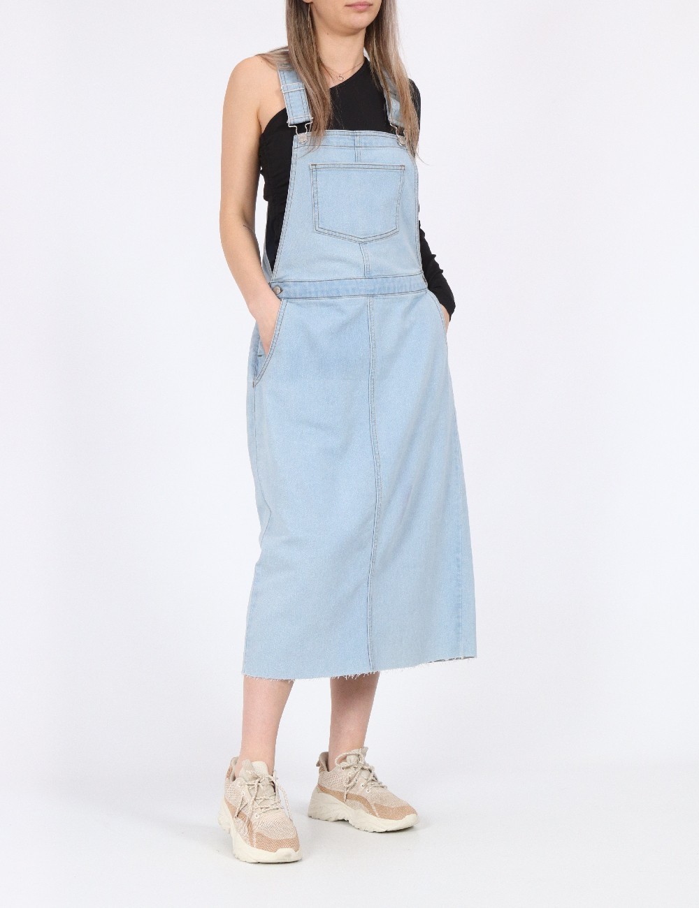 Rochie medie Noisy May, albastru - 1 | YEO
