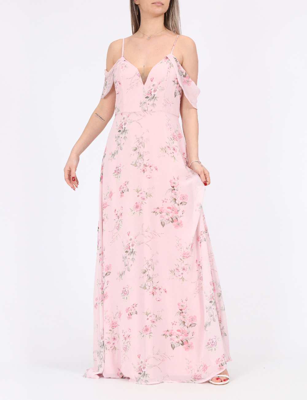Rochie lunga SHEIN, roz