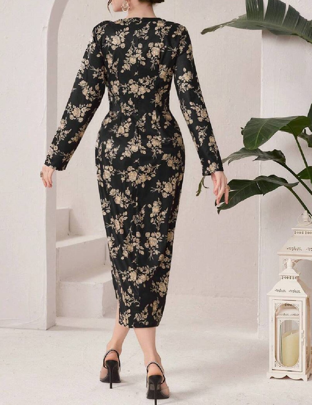 Rochie medie SHEIN, negru - 1 | YEO