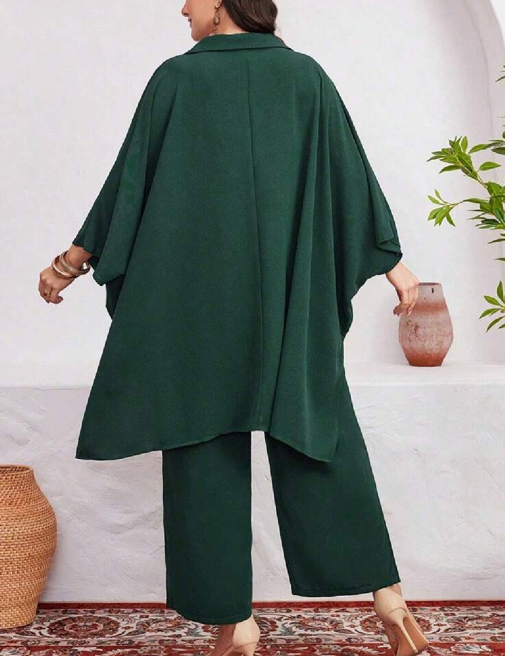 Compleu SHEIN CURVE, verde - 1 | YEO