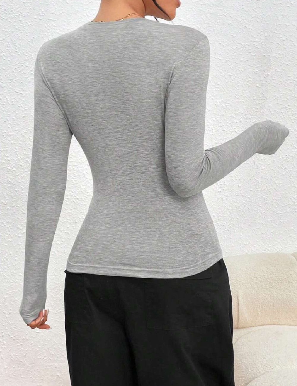 Bluza SHEIN, gri - 1 | YEO