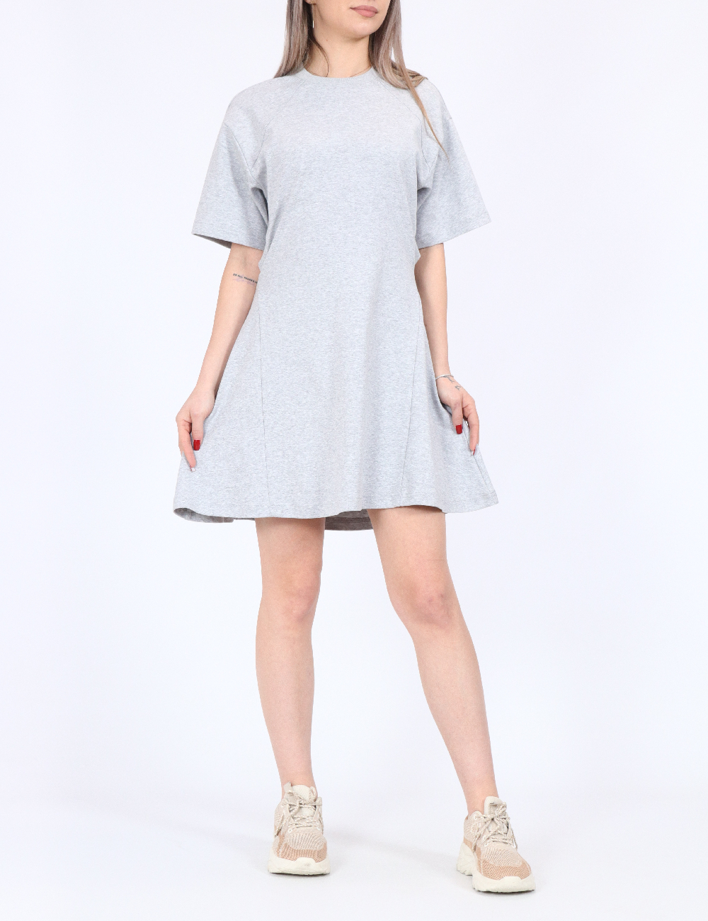 Rochie medie Noisy May, gri
