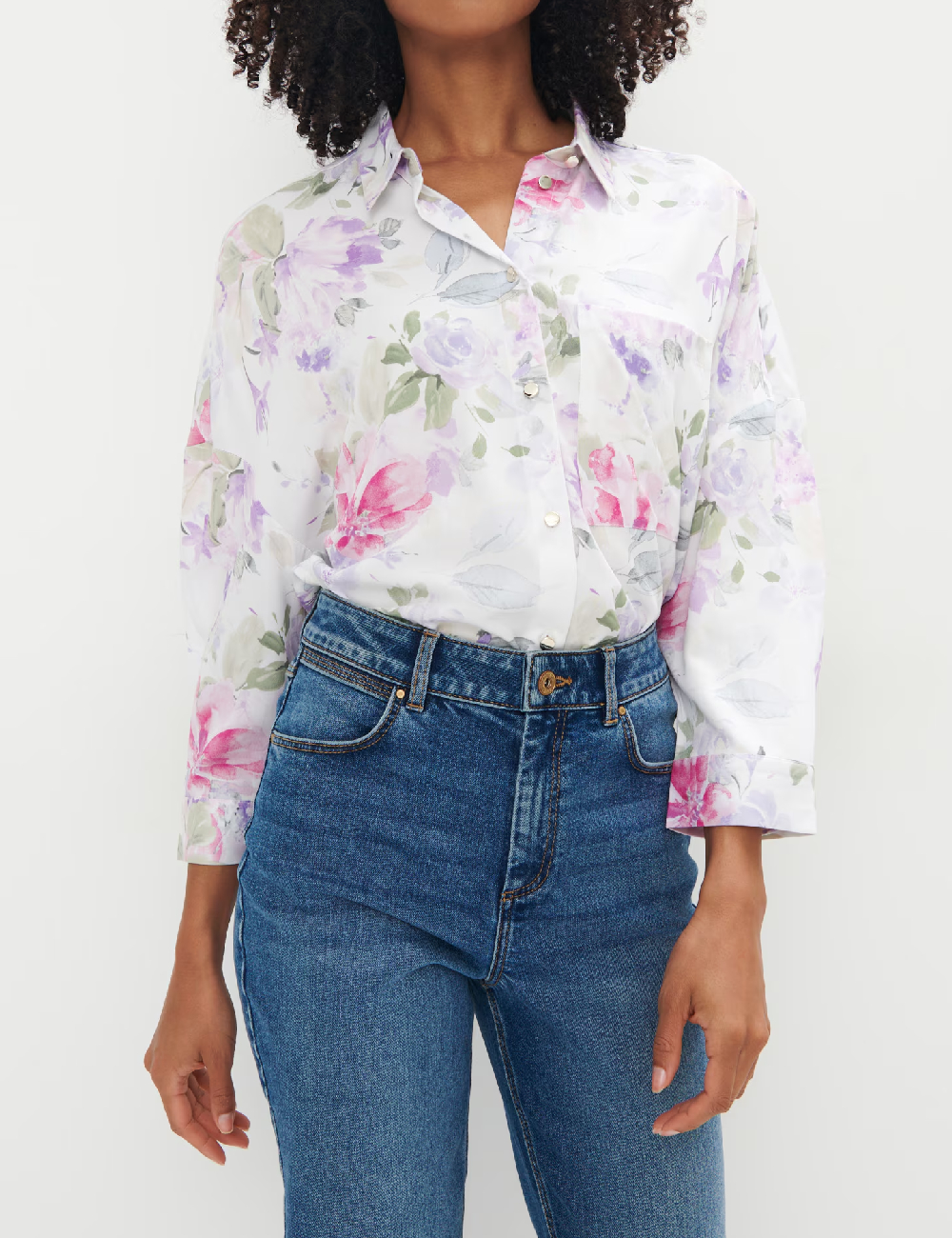 Camasa Mohito, floral print