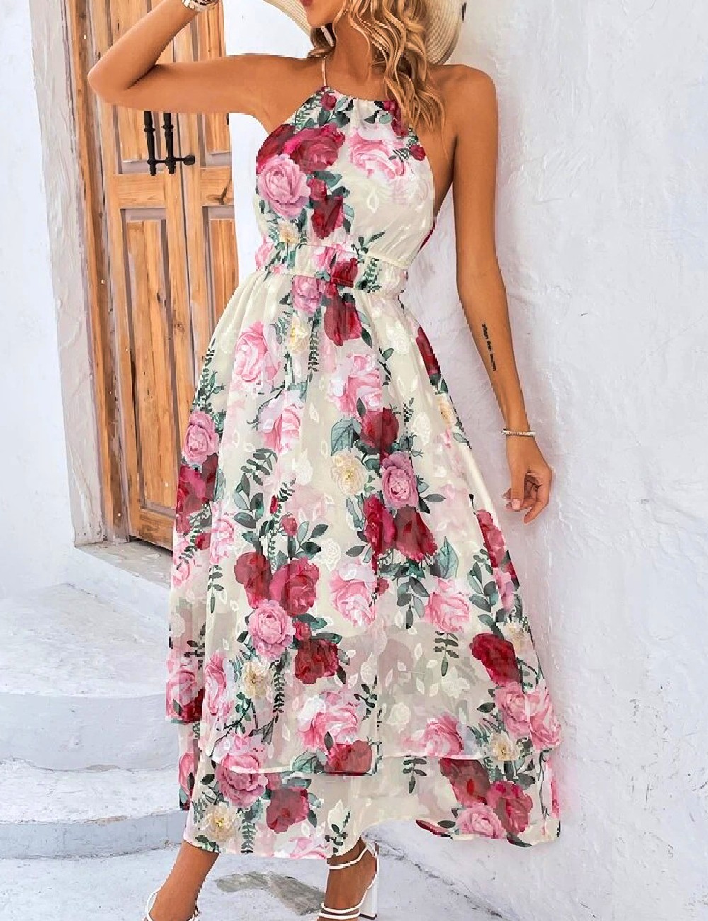Rochie lunga SHEIN, floral print - 1 | YEO