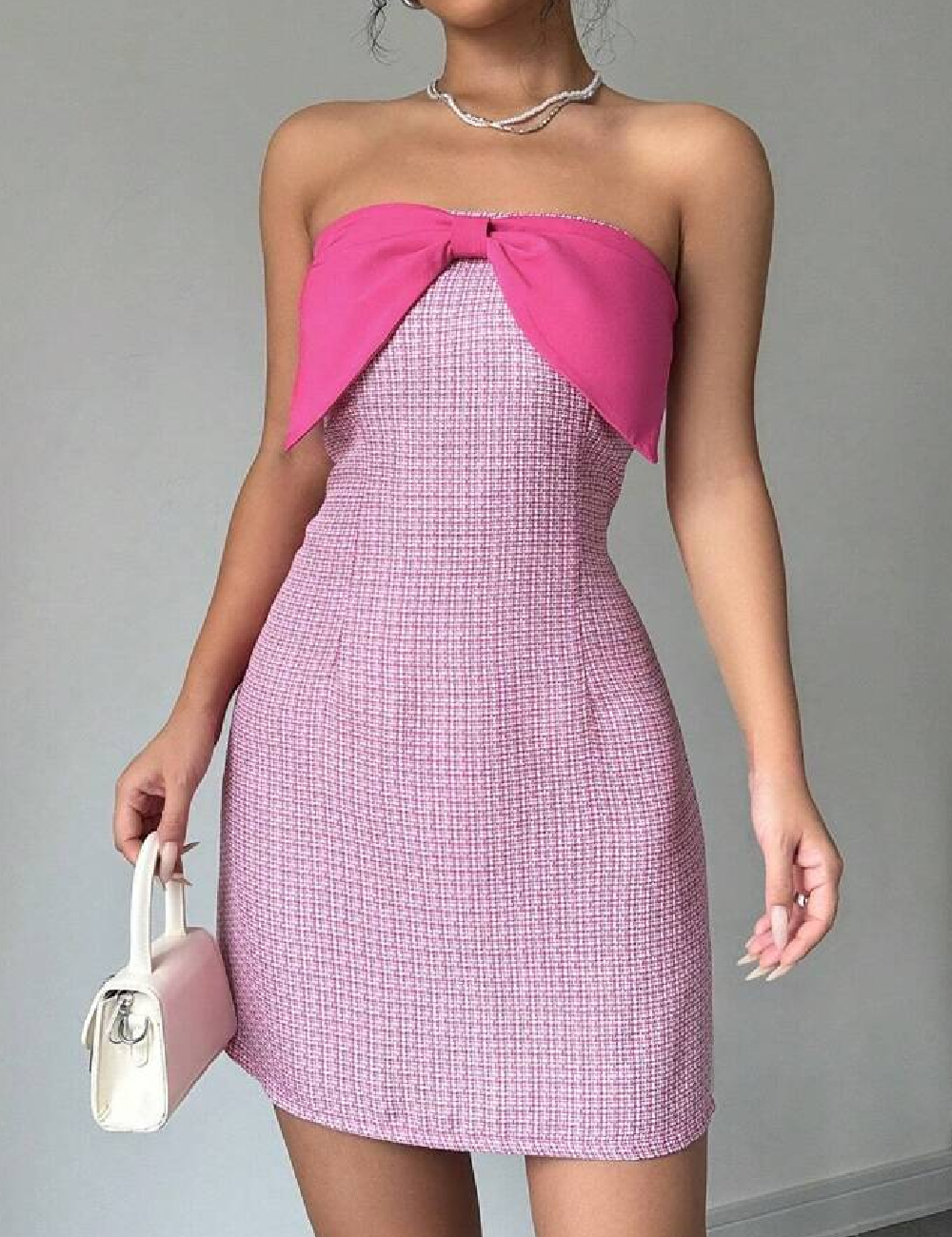 Rochie scurta SHEIN, roz