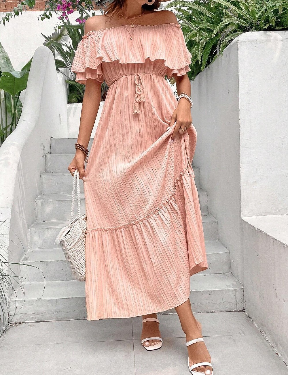 Rochie lunga SHEIN, roz - 1 | YEO