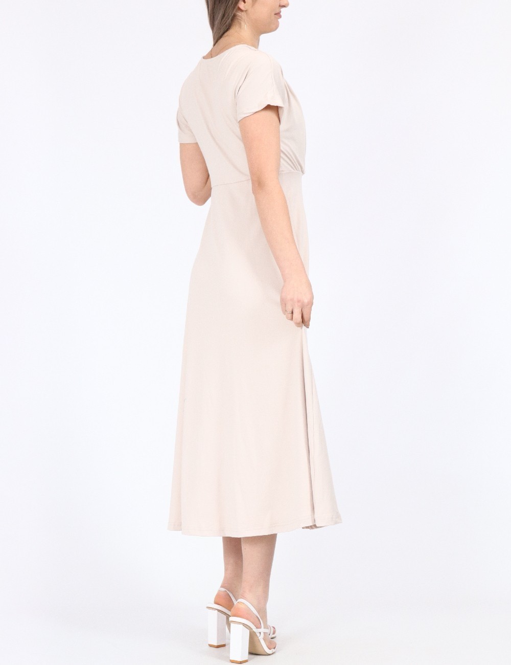 Rochie medie SHEIN, crem - 1 | YEO