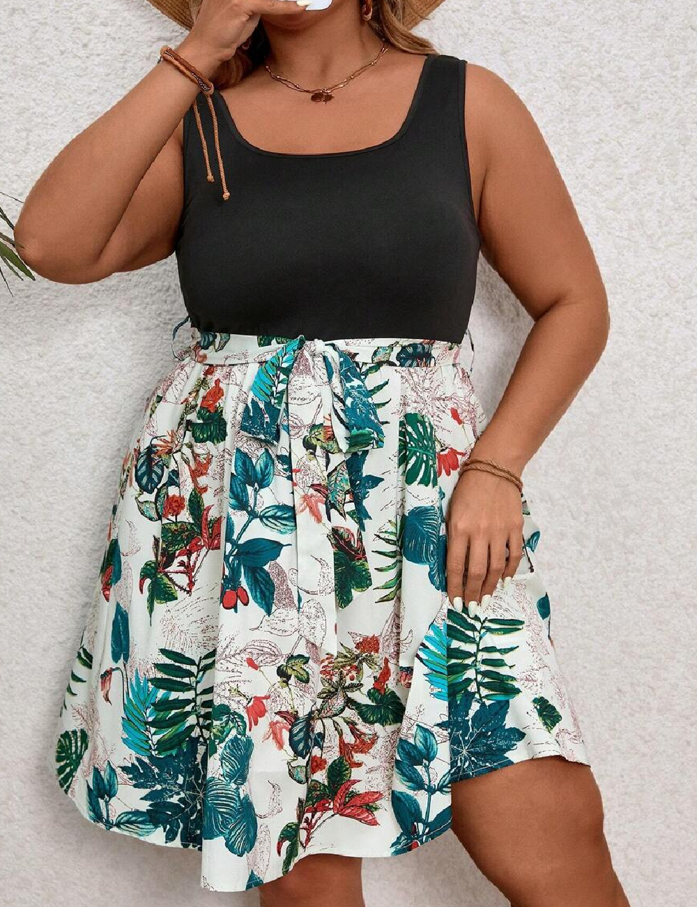 Rochie scurta SHEIN CURVE, mix culori - 1 | YEO
