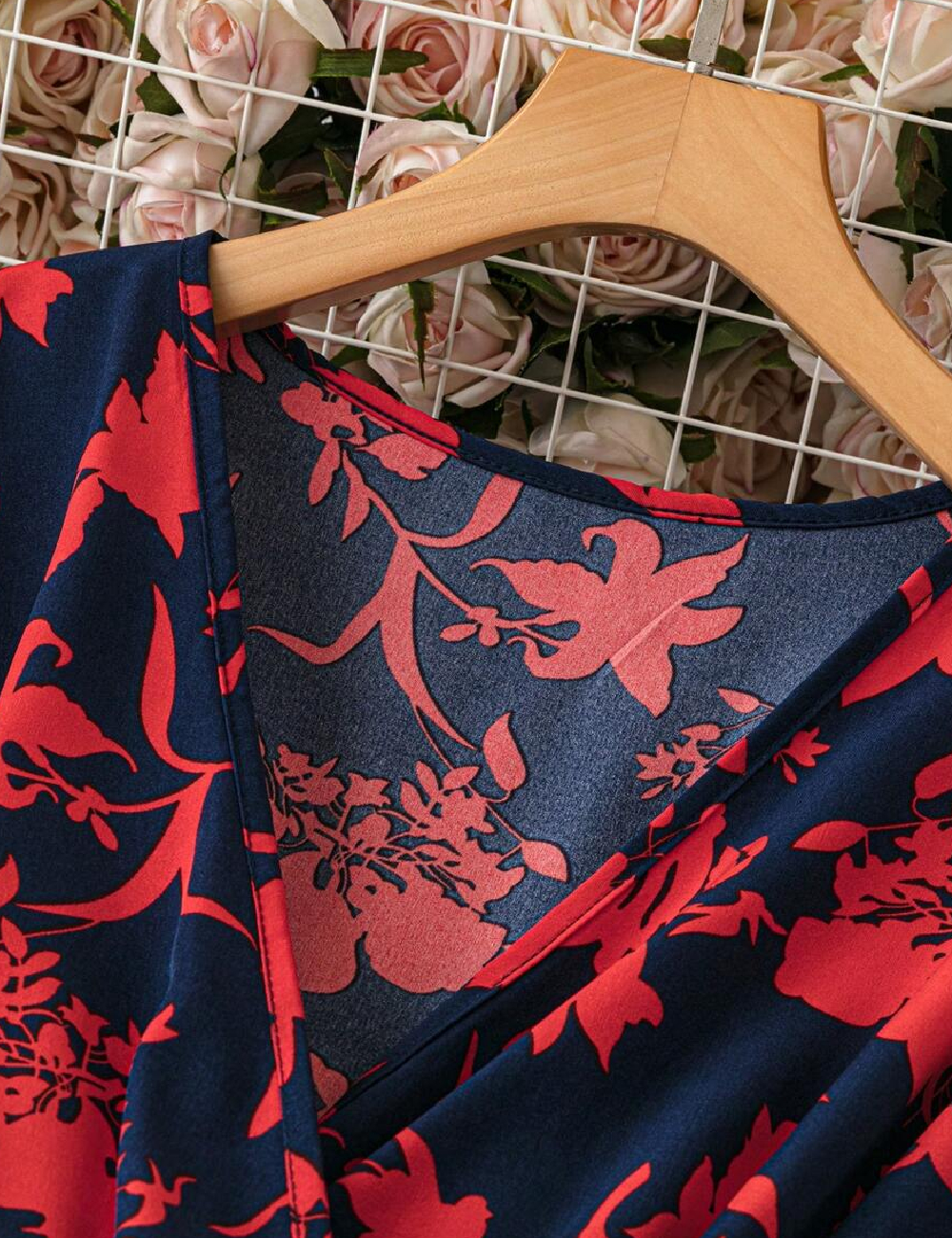 Rochie medie SHEIN CURVE, bleumarin - 1 | YEO