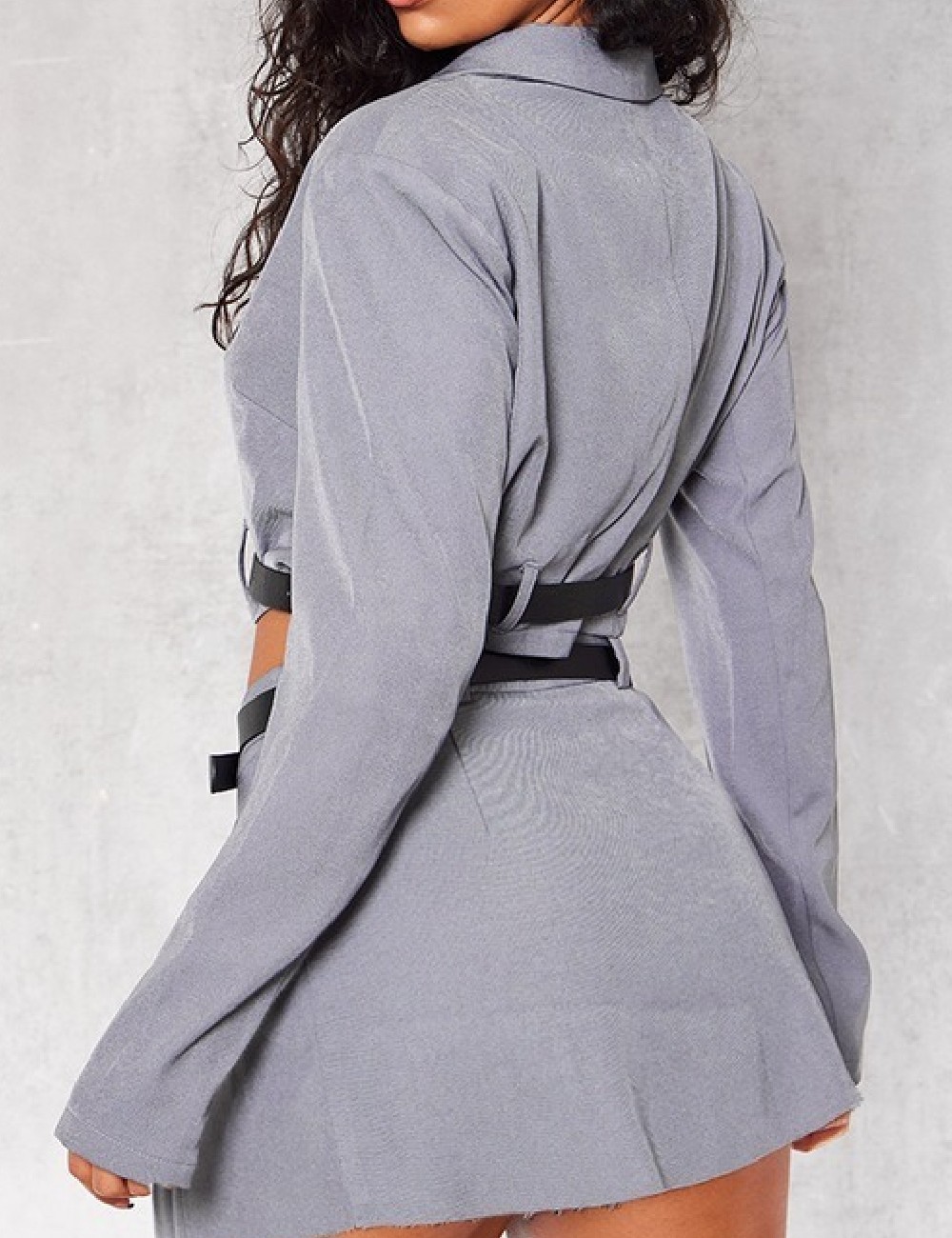 Top PrettyLittleThing, gri - 1 | YEO