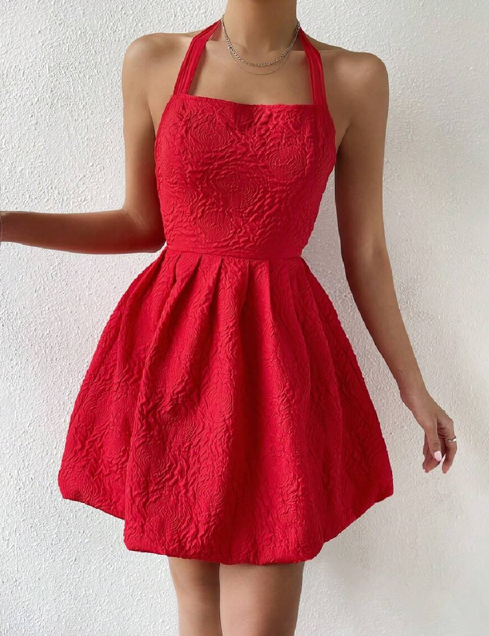 Rochie scurta SHEIN, rosu