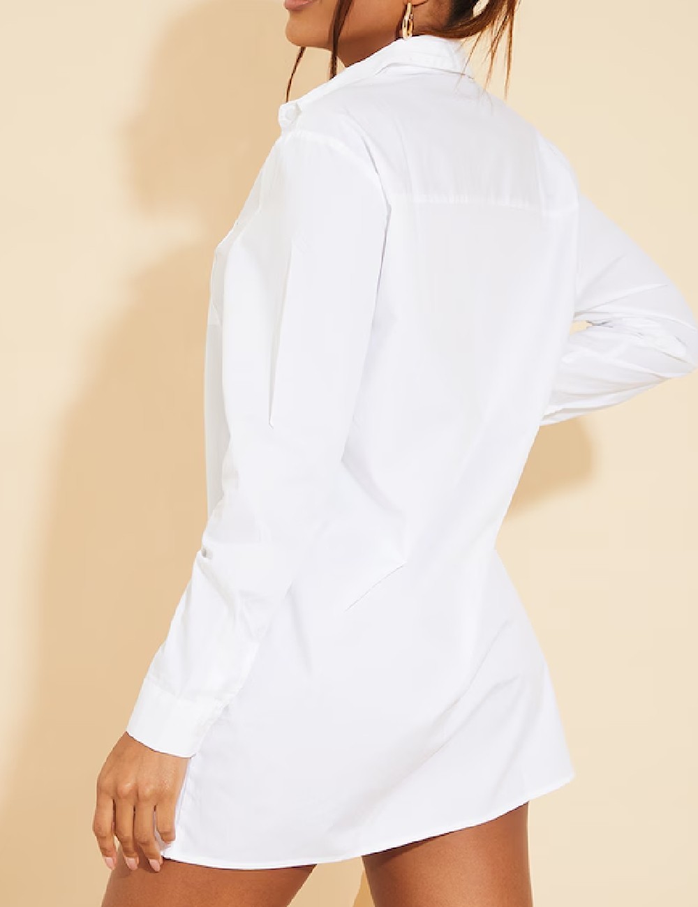 Rochie scurta PRETTYLITTLETHING, alb - 1 | YEO