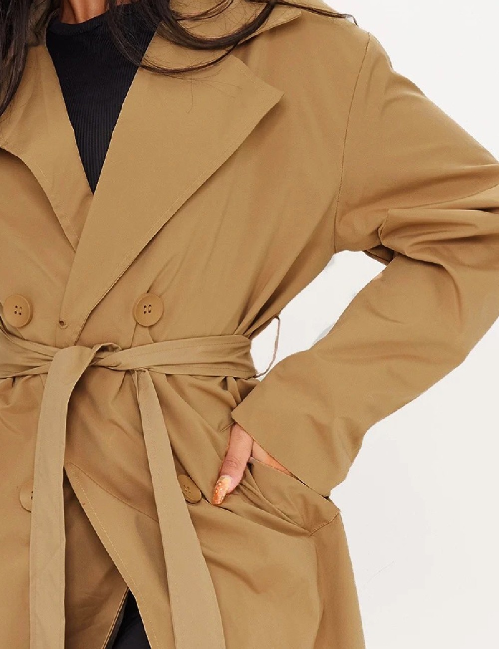 Trench PRETTYLITTLETHING, maro - 1 | YEO