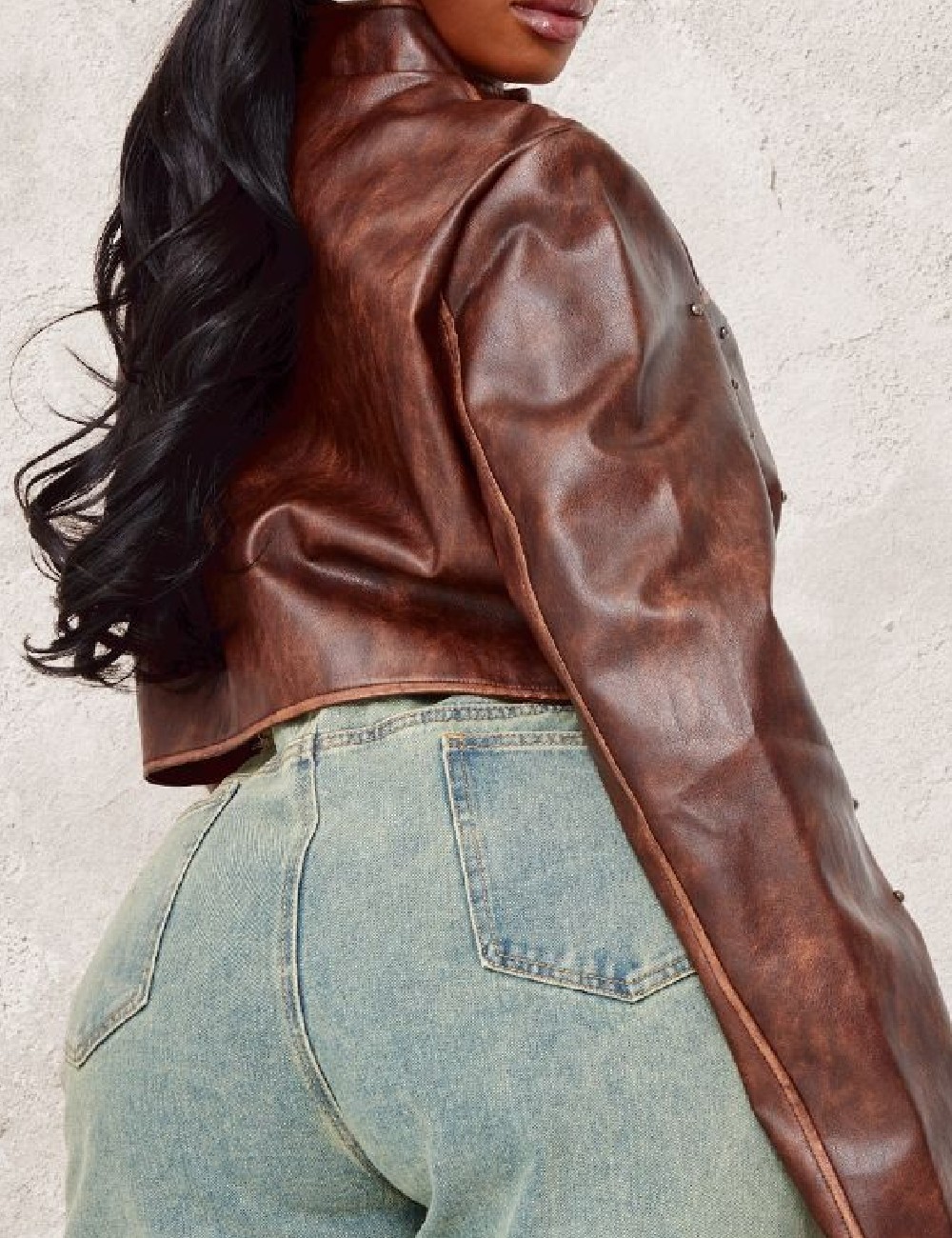 Jacheta PRETTYLITTLETHING Plus Size, maro - 1 | YEO