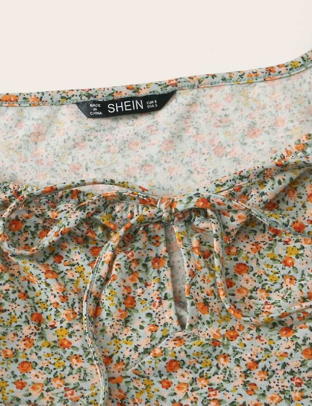 Top SHEIN, floral print - 1 | YEO