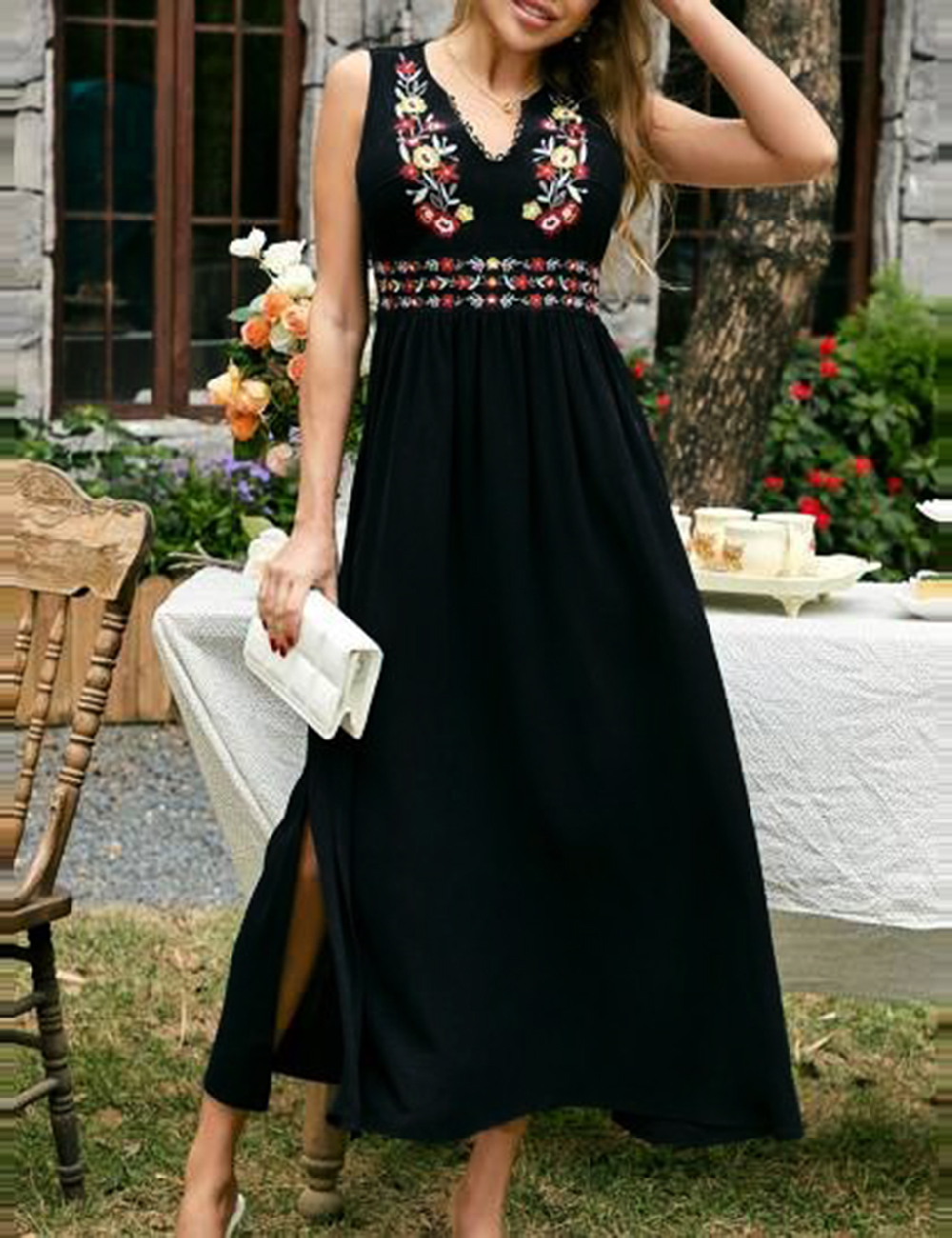 Rochie lunga SHEIN, negru