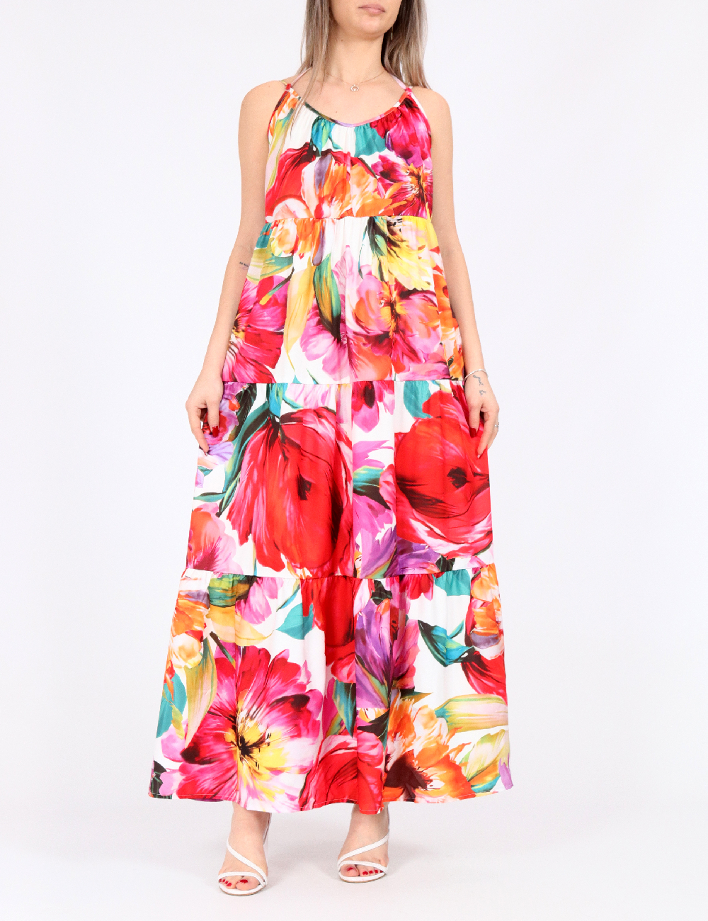 Rochie lunga SHEIN, floral print