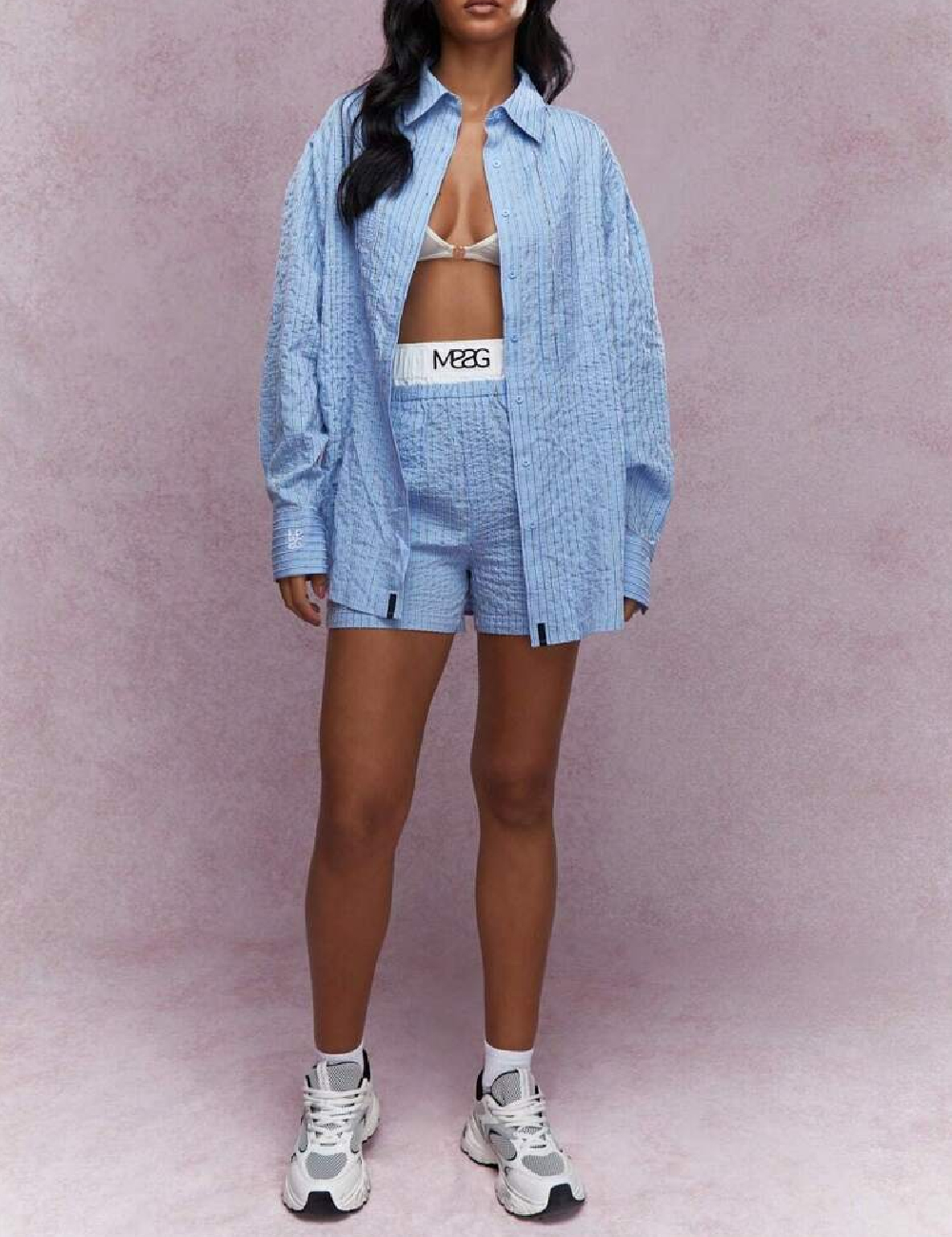 Camasa Missguided, albastru