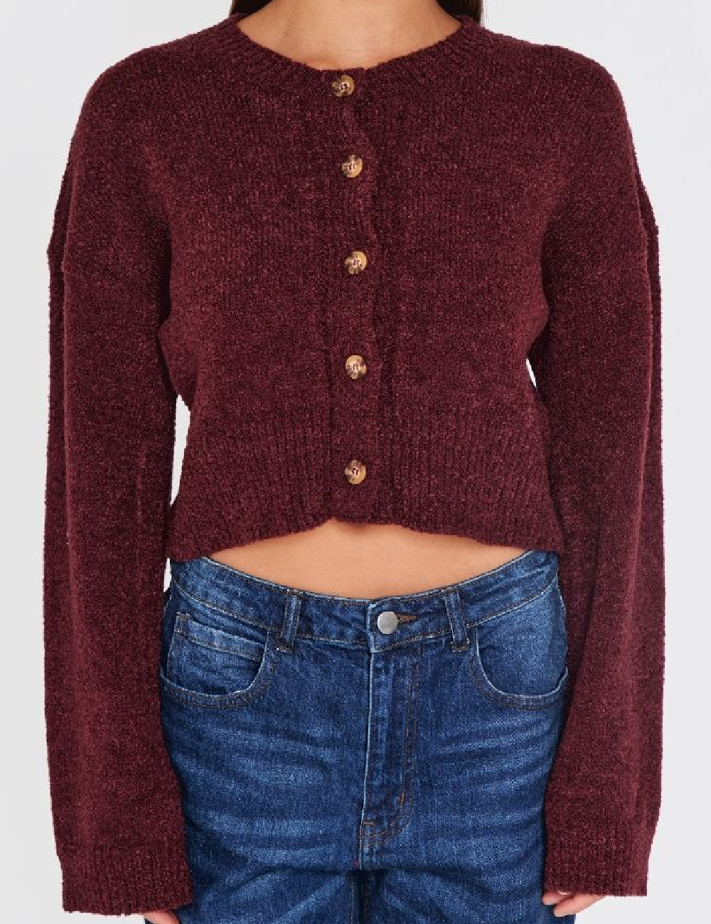 Cardigan prettylittlething, visiniu