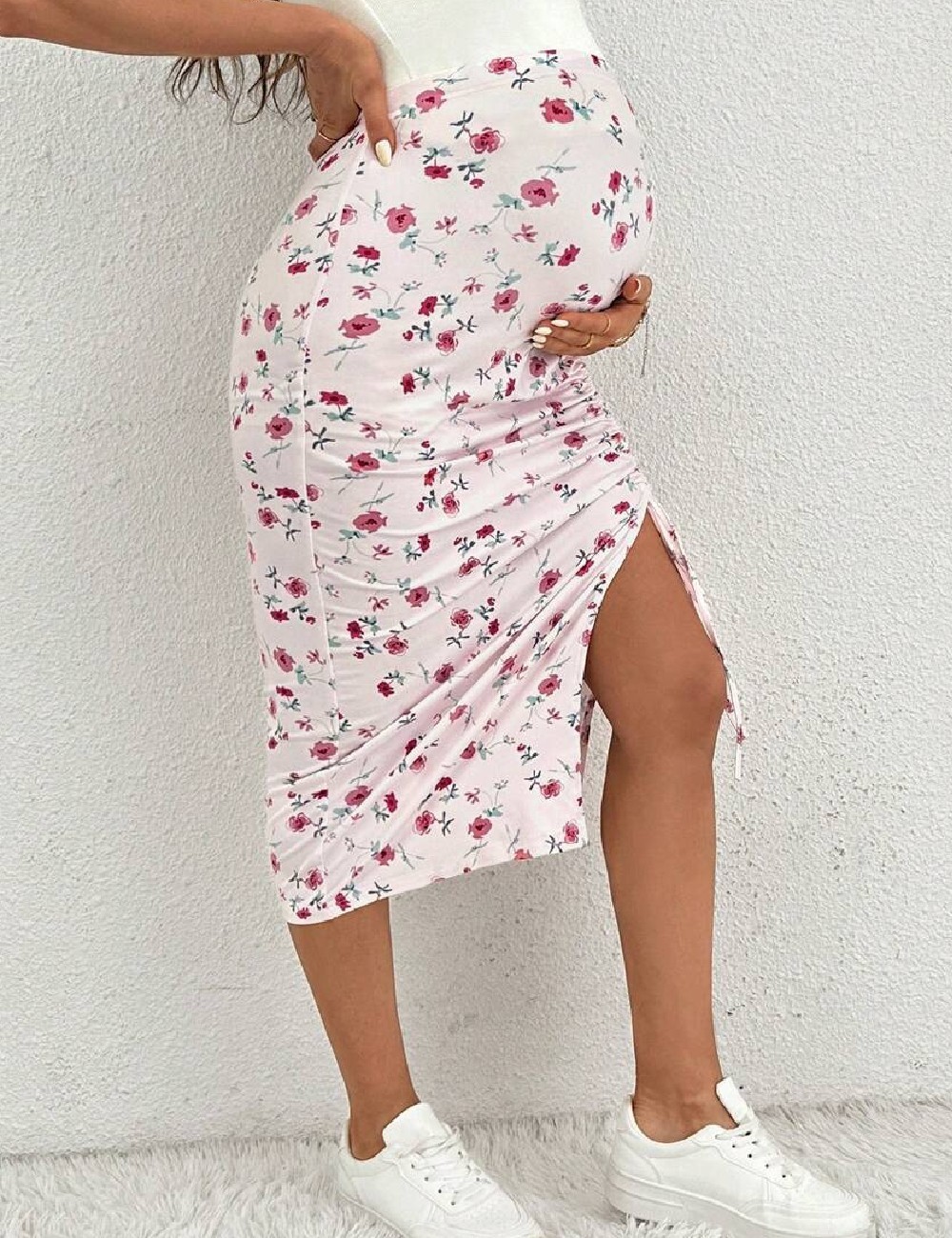 Fusta SHEIN Maternity, roz - 1 | YEO