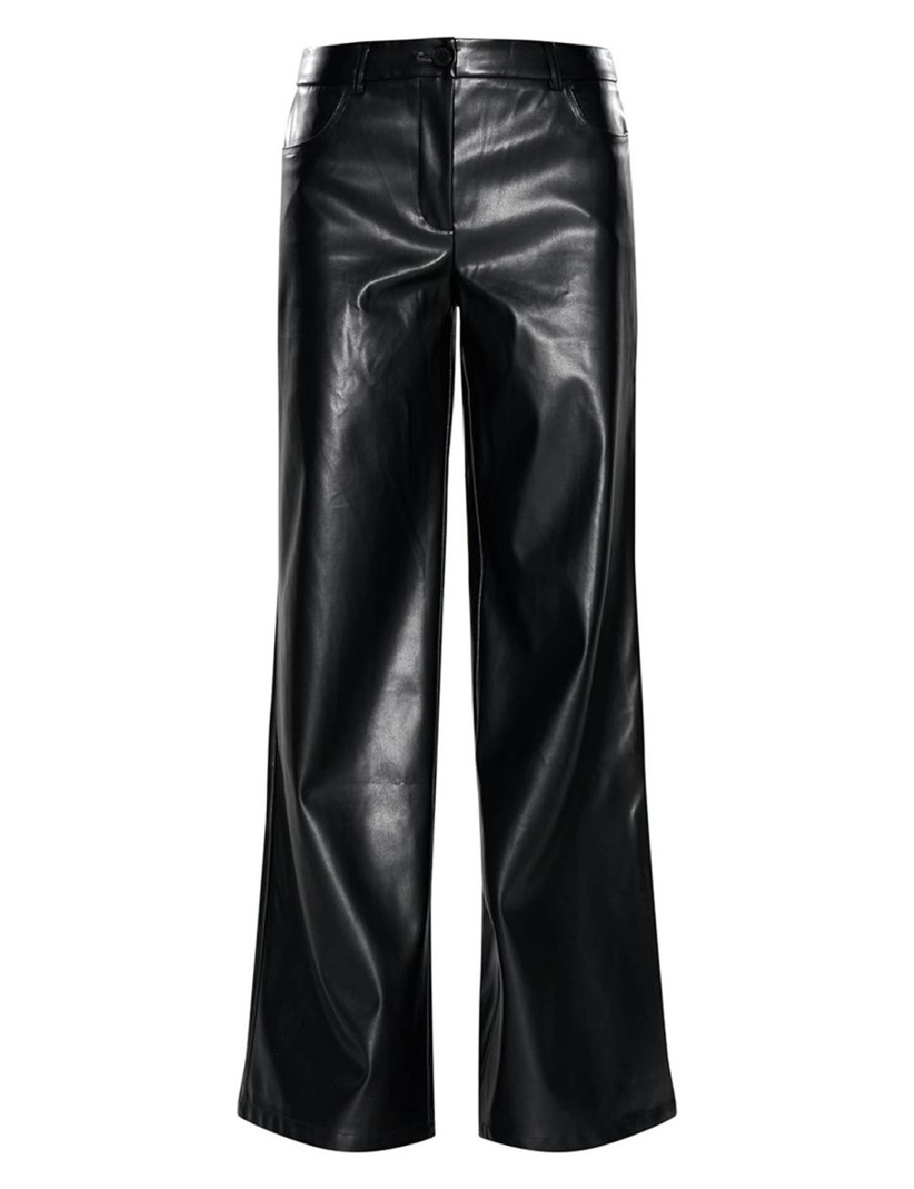 Pantaloni PRETTYLITTLETHING, negru - 1 | YEO