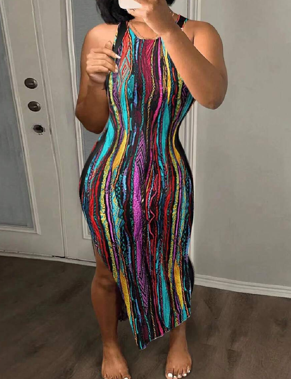 Rochie lunga SHEIN, mix culori