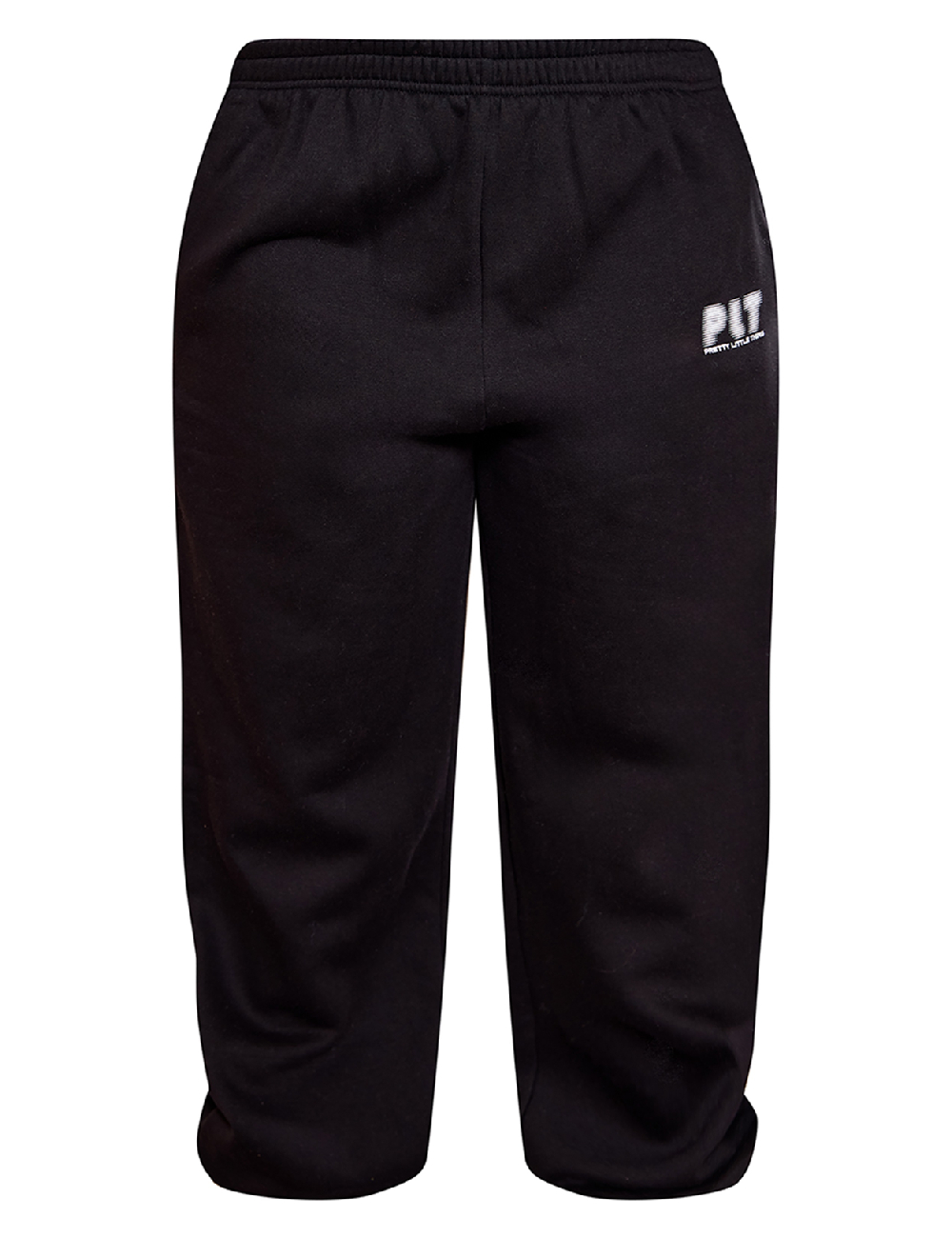 Pantaloni PRETTYLITTLETHING Plus Size, negru