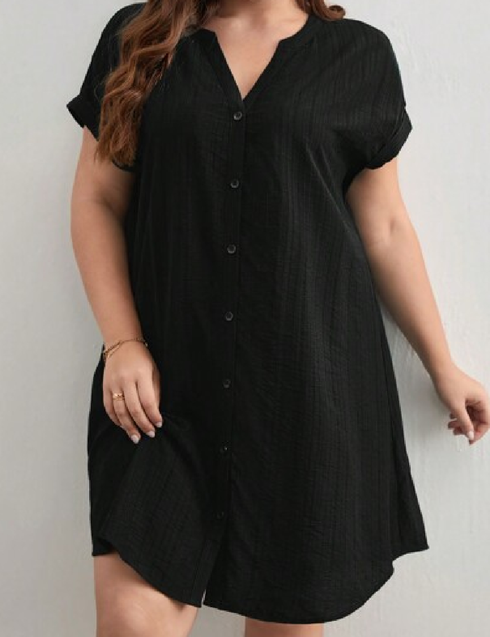 Rochie scurta SHEIN CURVE, negru