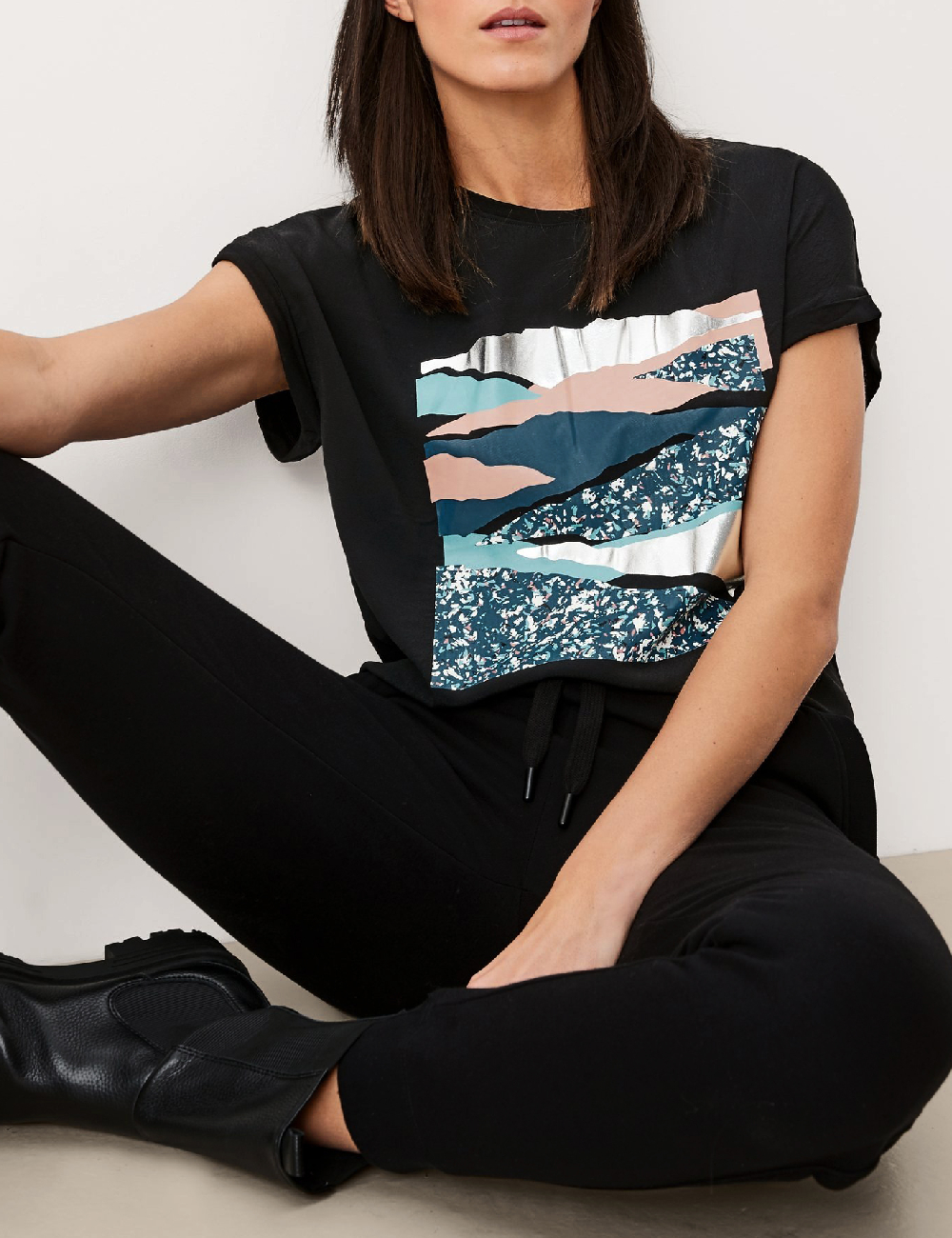 Tricou s.Oliver, negru