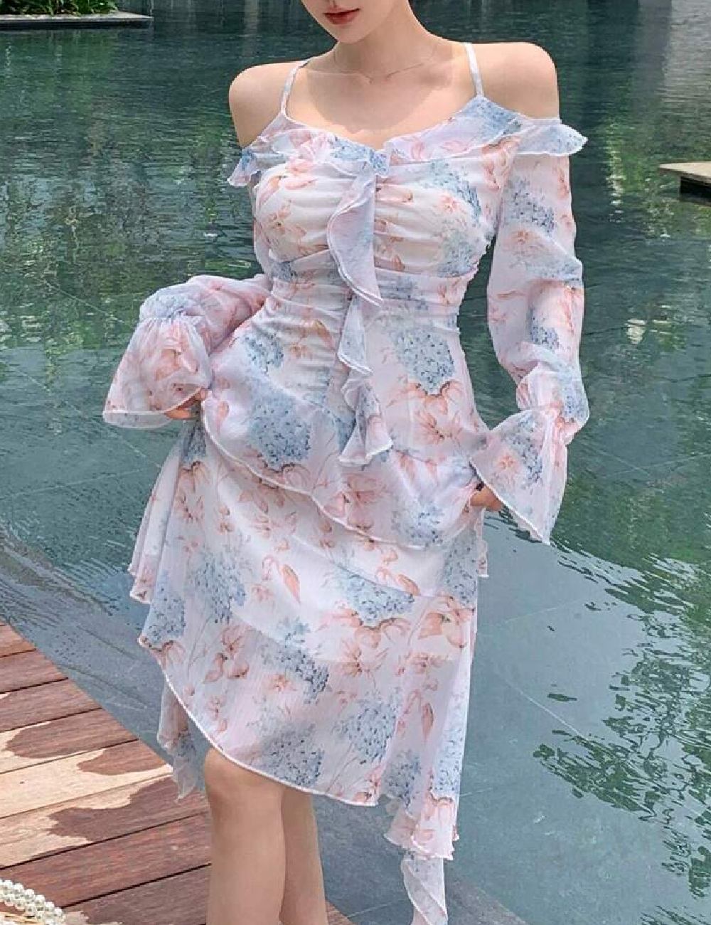 Rochie scurta dazy, mix culori