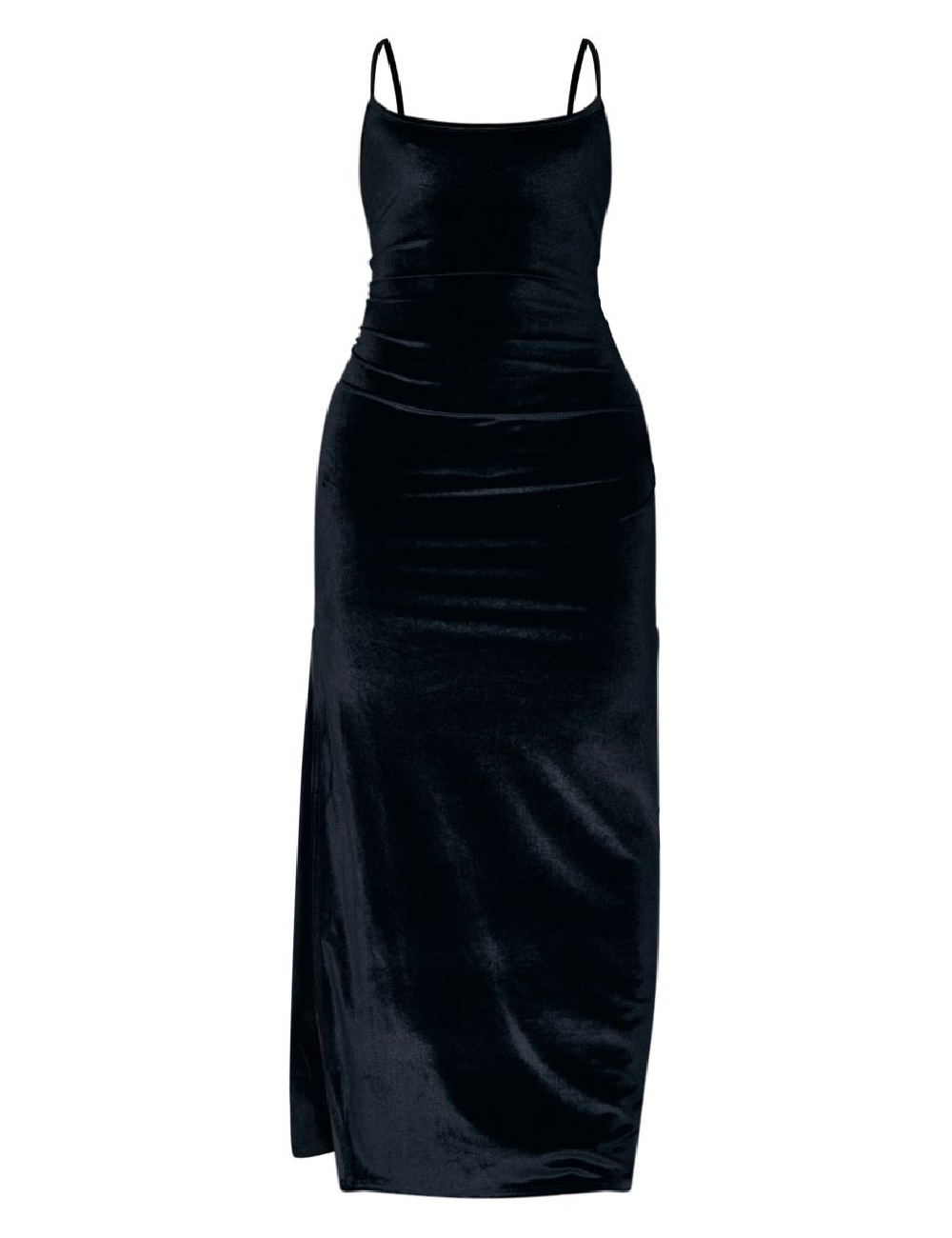 Rochie lunga PRETTYLITTLETHING, negru - 1 | YEO