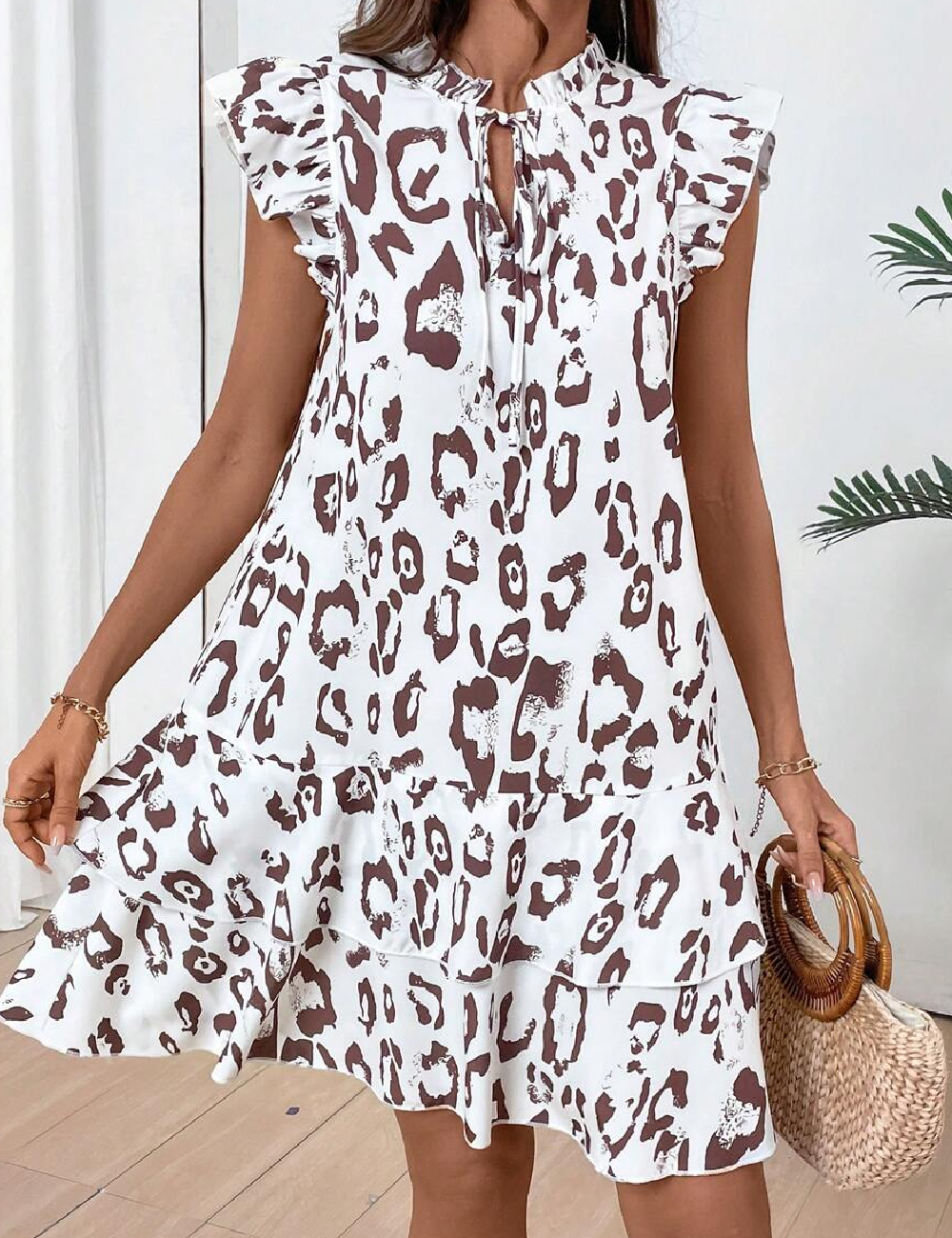 Rochie scurta SHEIN, alb