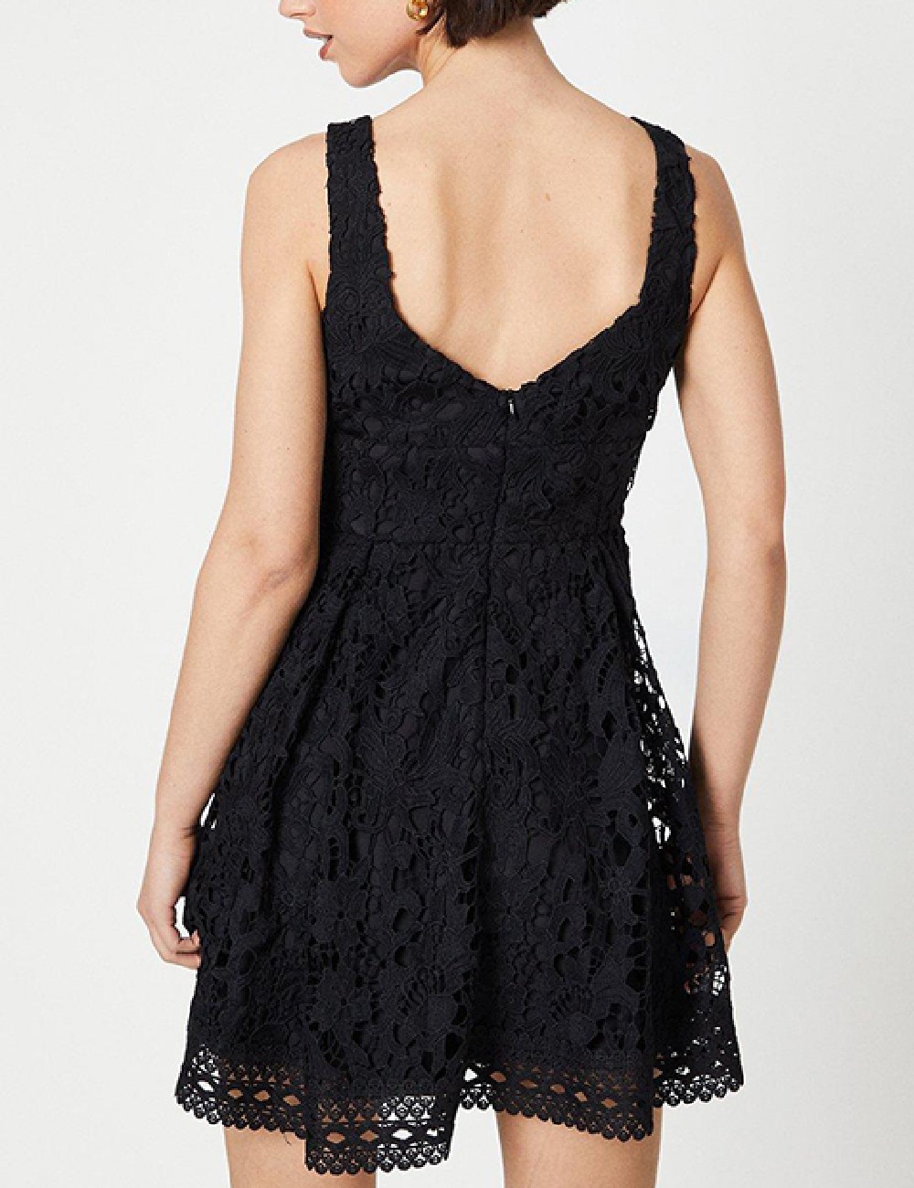 Rochie scurta Oasis, negru - 1 | YEO
