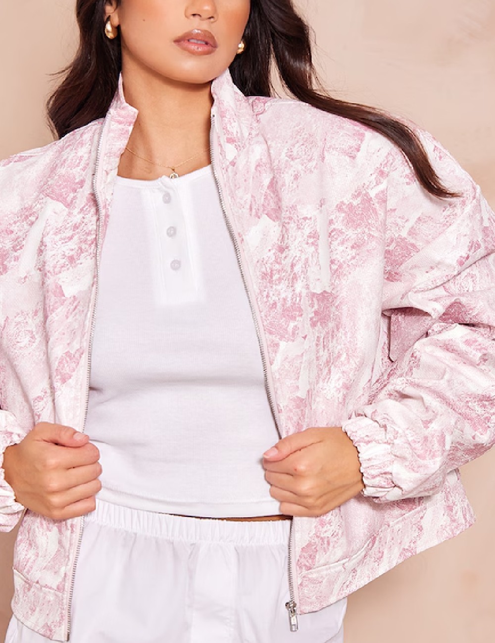 Geaca PRETTYLITTLETHING, roz - 1 | YEO