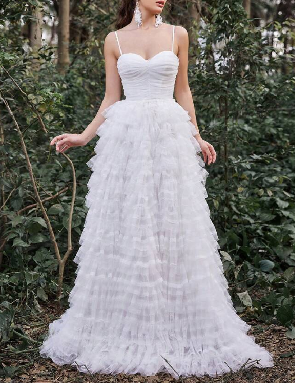 Rochie lunga Faeriesty, alb