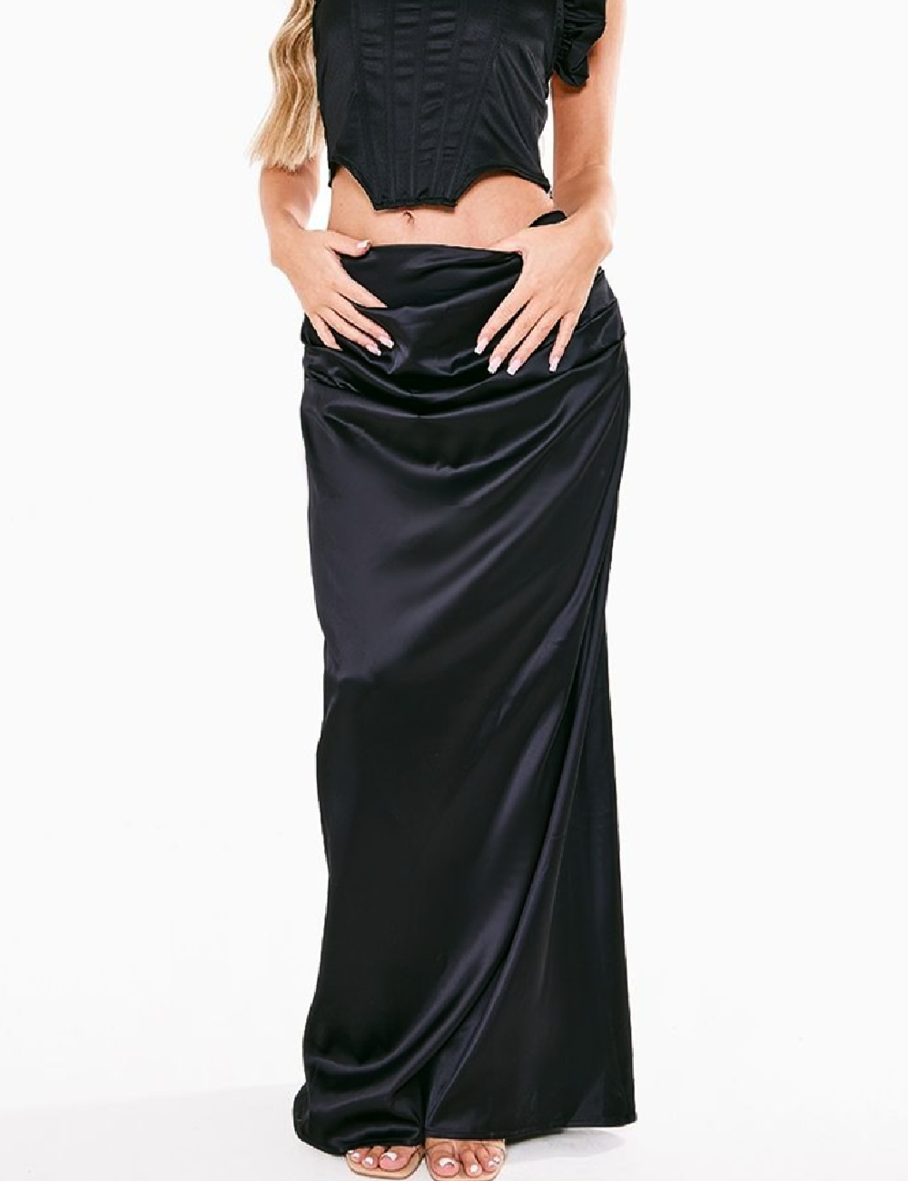 Fusta PRETTYLITTLETHING, negru