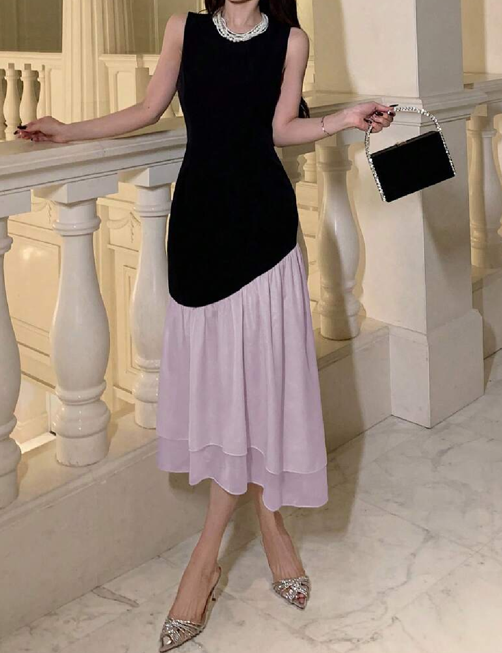 Rochie medie Dazy, negru