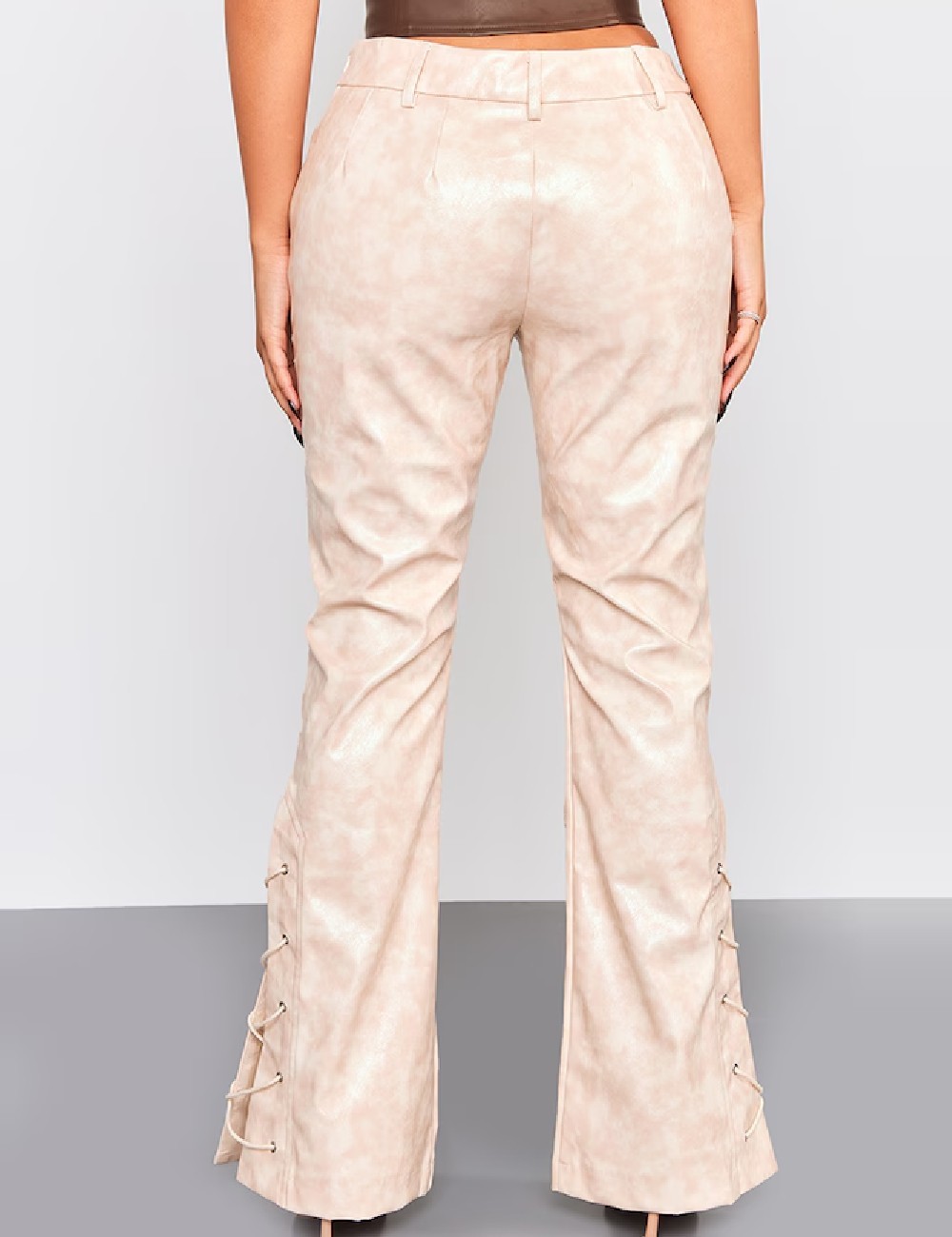 Pantaloni PRETTYLITTLETHING, crem - 1 | YEO