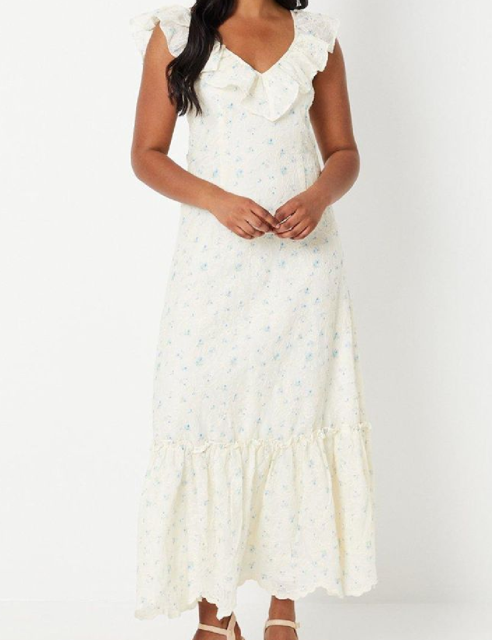 Rochie lunga Oasis, crem