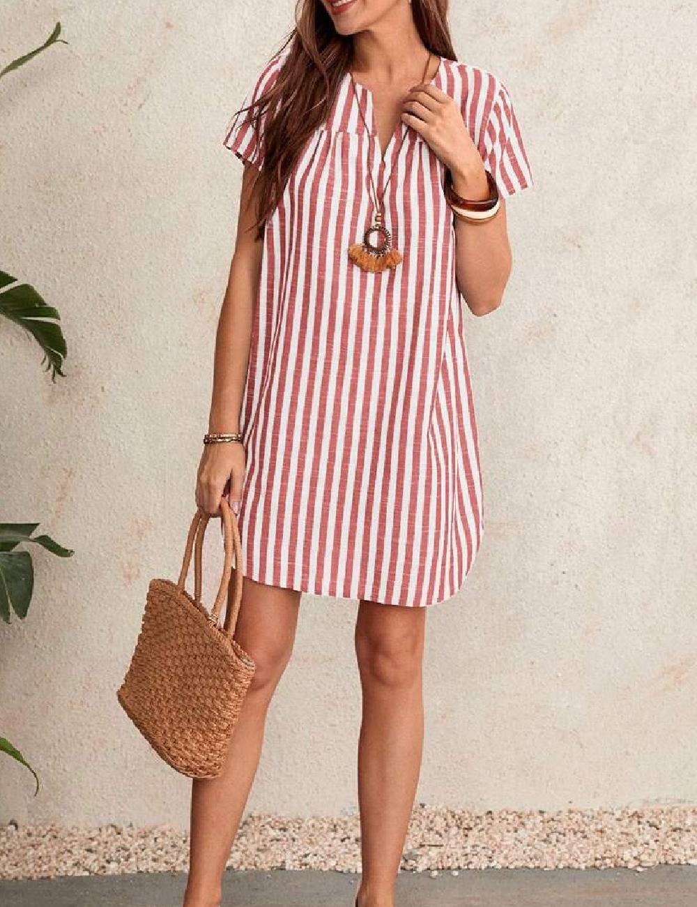 Rochie scurta SHEIN, rosu